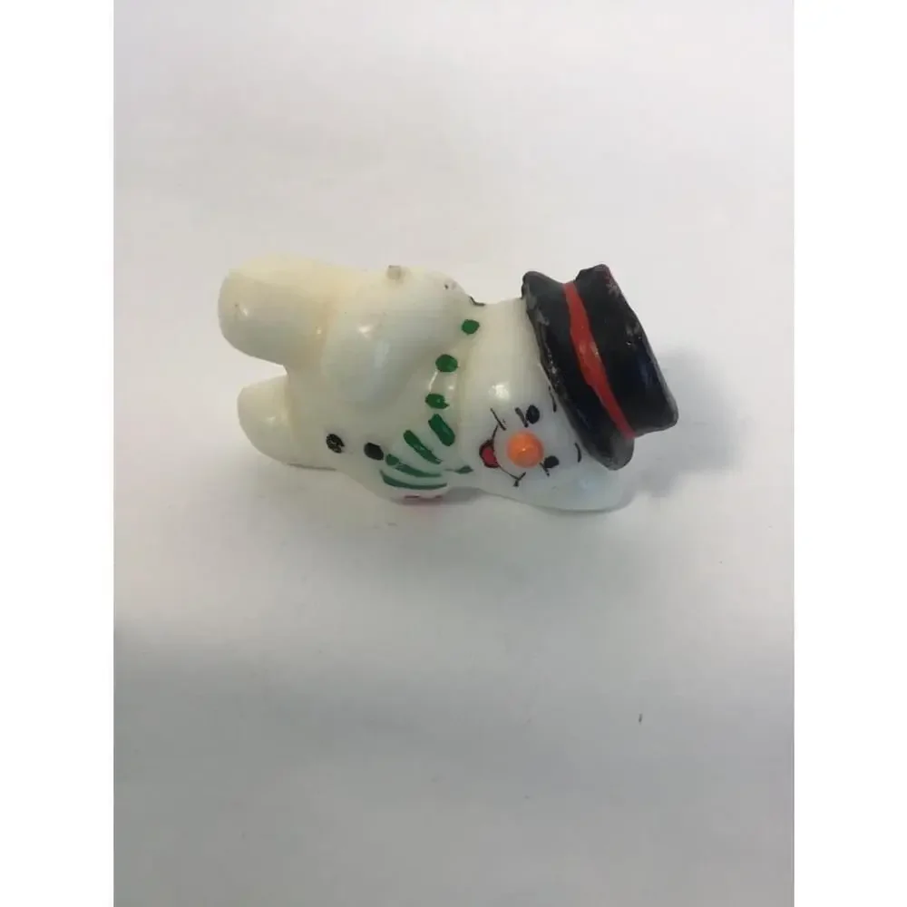 Vintage Snowman Candles set of 3